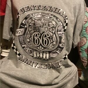 My Centennial Route 66 Anniversary design Graphic Tee - Gray